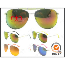 Moda quente vendendo metal UV400 óculos de sol (ms30317)